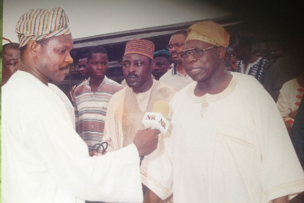 Sola_Atere and Ex President Olusegun Obasanjo